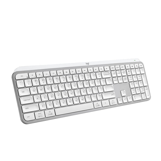 Logitech MX Keys S Wireless Keyboard Pale Grey (Renewed)