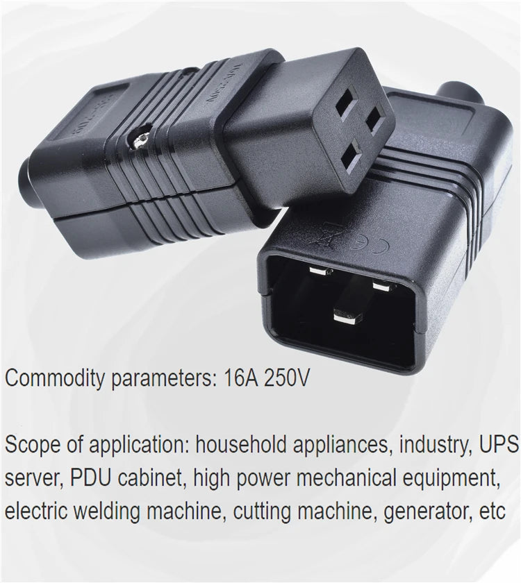 IEC320 C19 C20 Power Cable