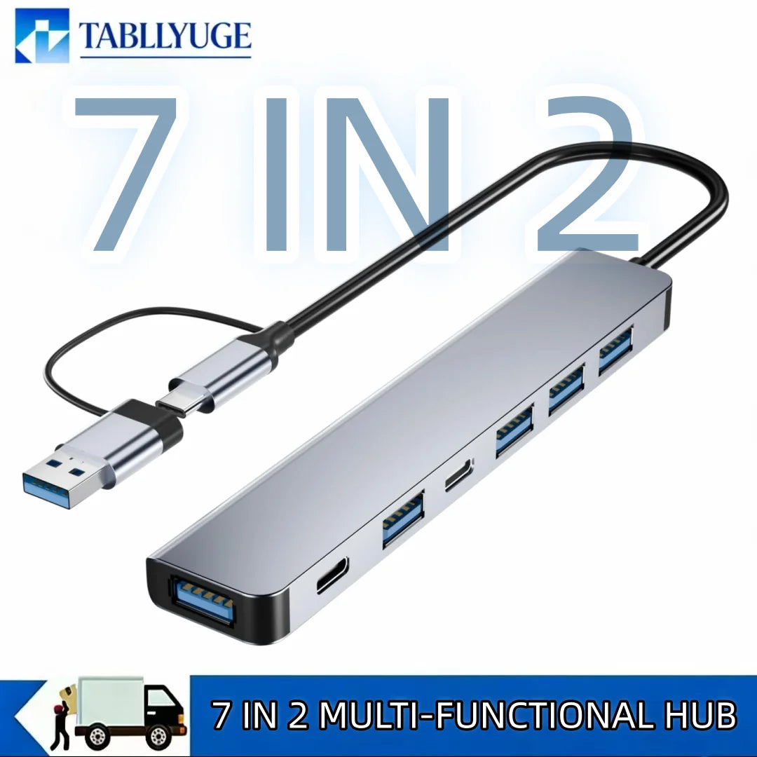 7 Port USB Hub