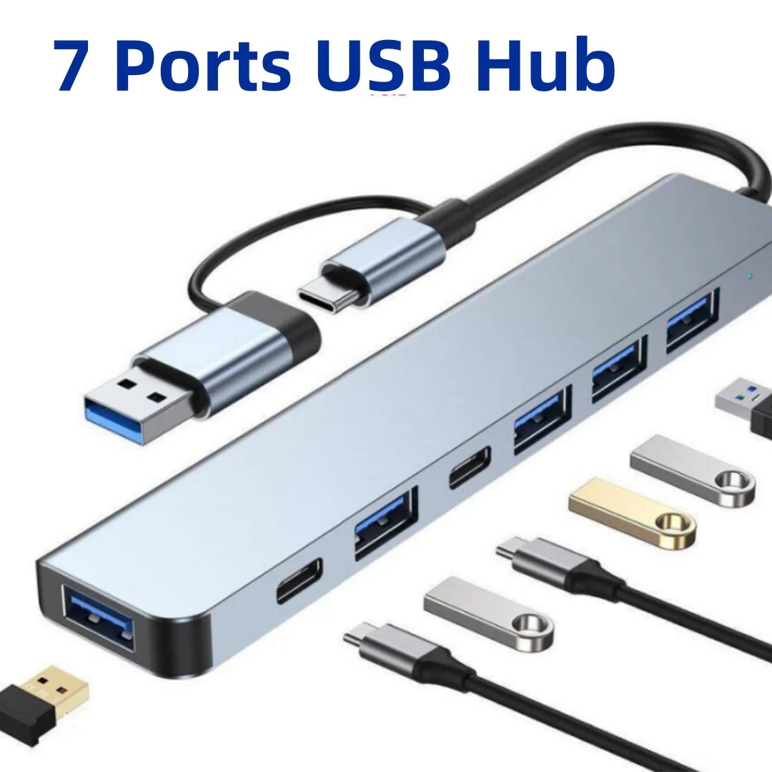 7 Port USB Hub