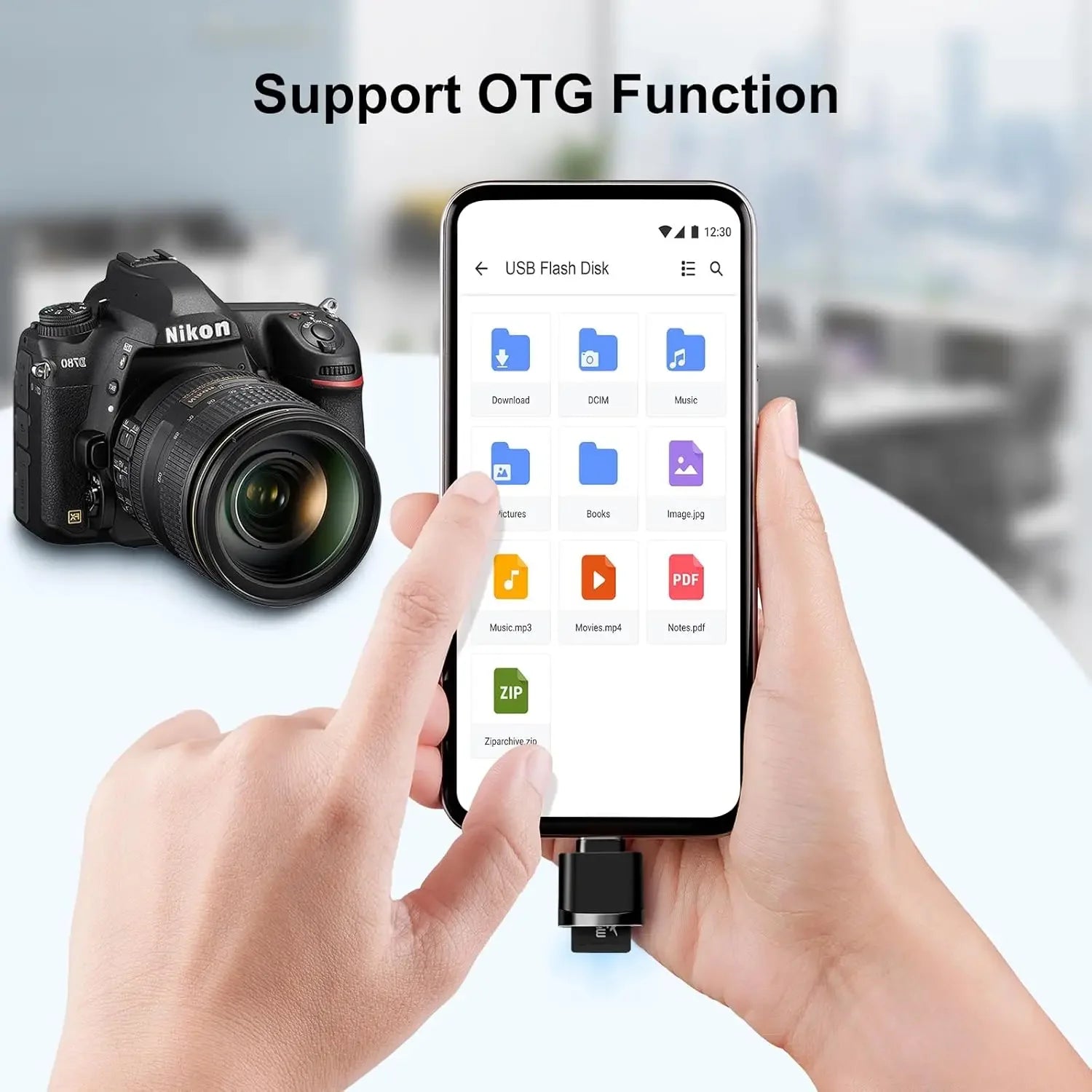 USB-C SD Card Reader