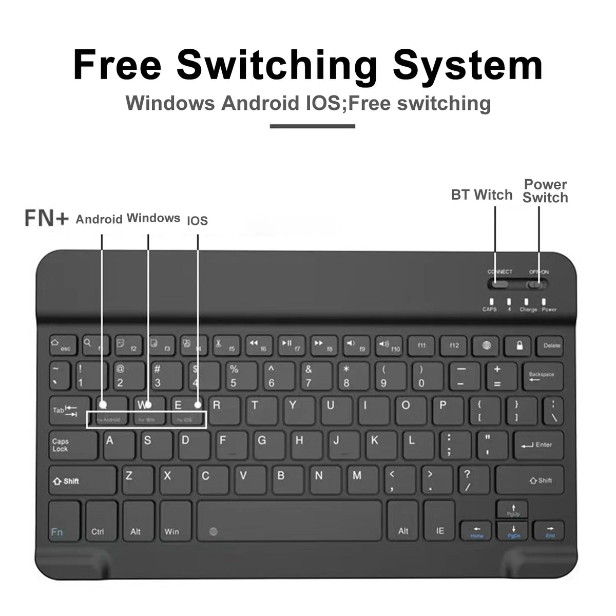2026 Bluetooth Wireless Keyboard