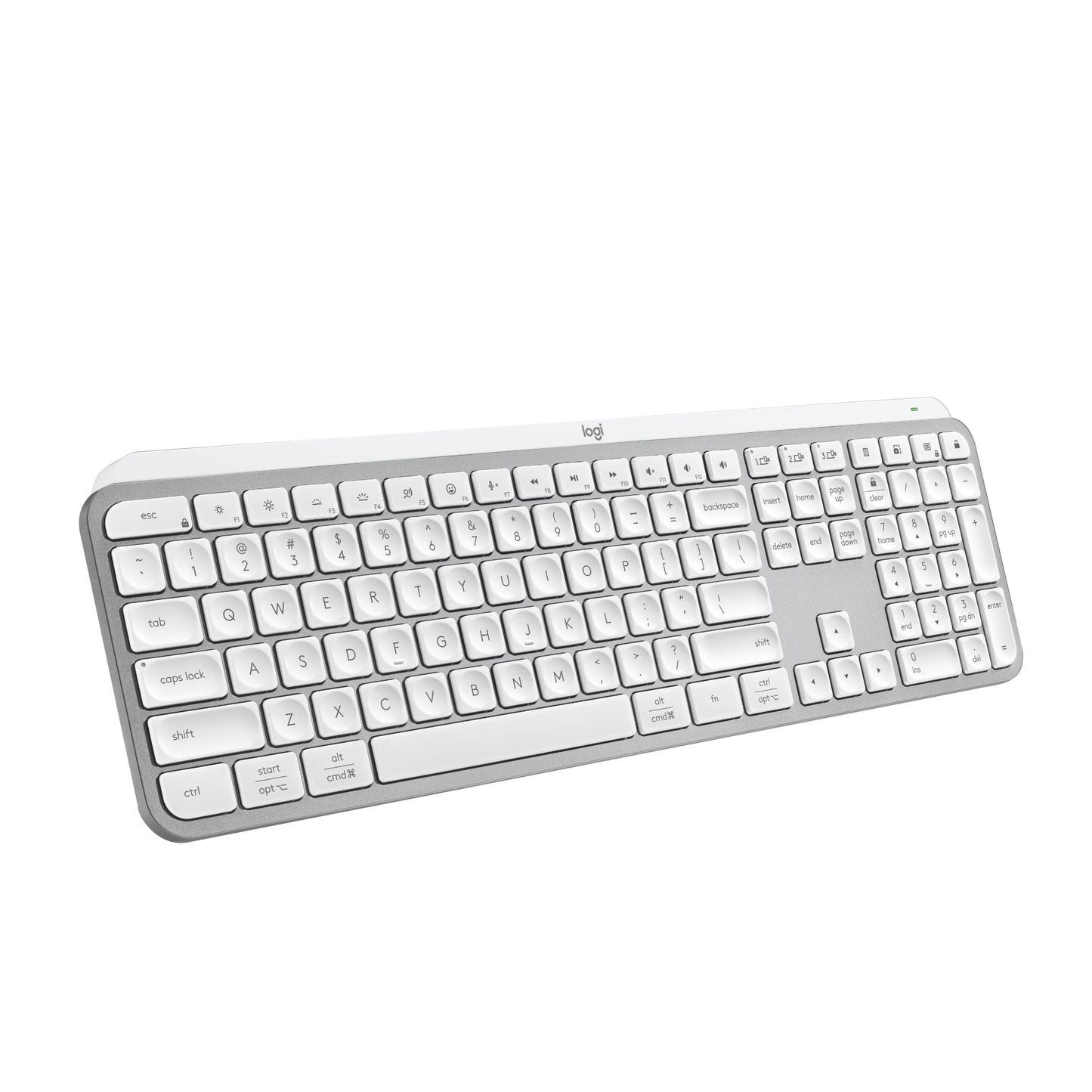 Logitech MX Keys S Wireless Keyboard Pale Grey (Renewed)